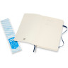 Блокнот MOLESKINE CLASSIC SOFT EXPANDED LARGE линейка, синий сапфир QP616EXPB20